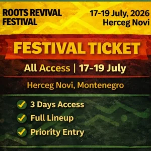 Roots Revival 2026 - Festivalska Karta - 17-18-19 Jul